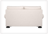 Bernhardt Foster Fabric Loveseat With Rolled Arms