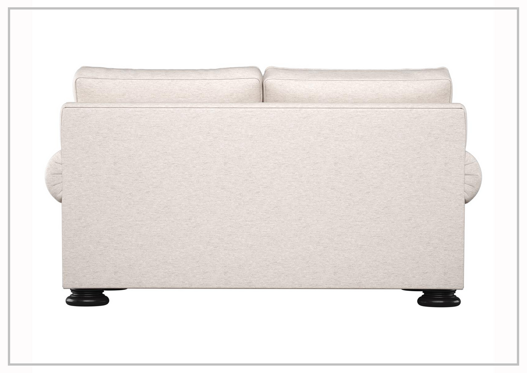 Bernhardt Foster Fabric Loveseat With Rolled Arms
