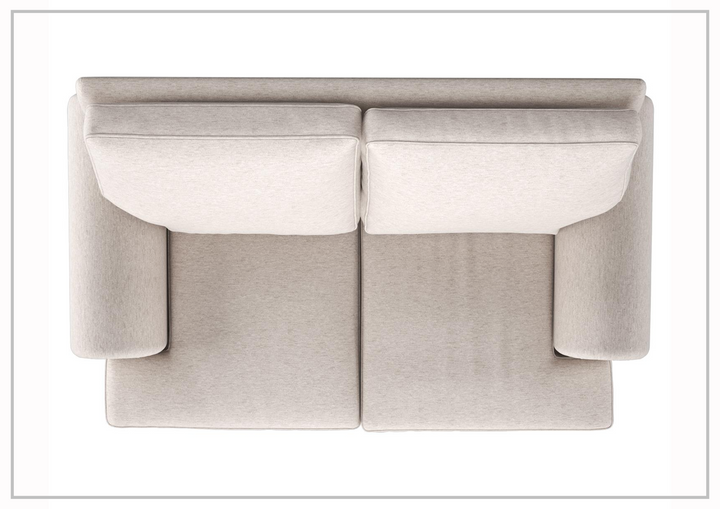 Bernhardt Foster Fabric Loveseat With Rolled Arms