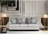 Foster Fabric Sofa with Nailhead Trim by Bernahardt