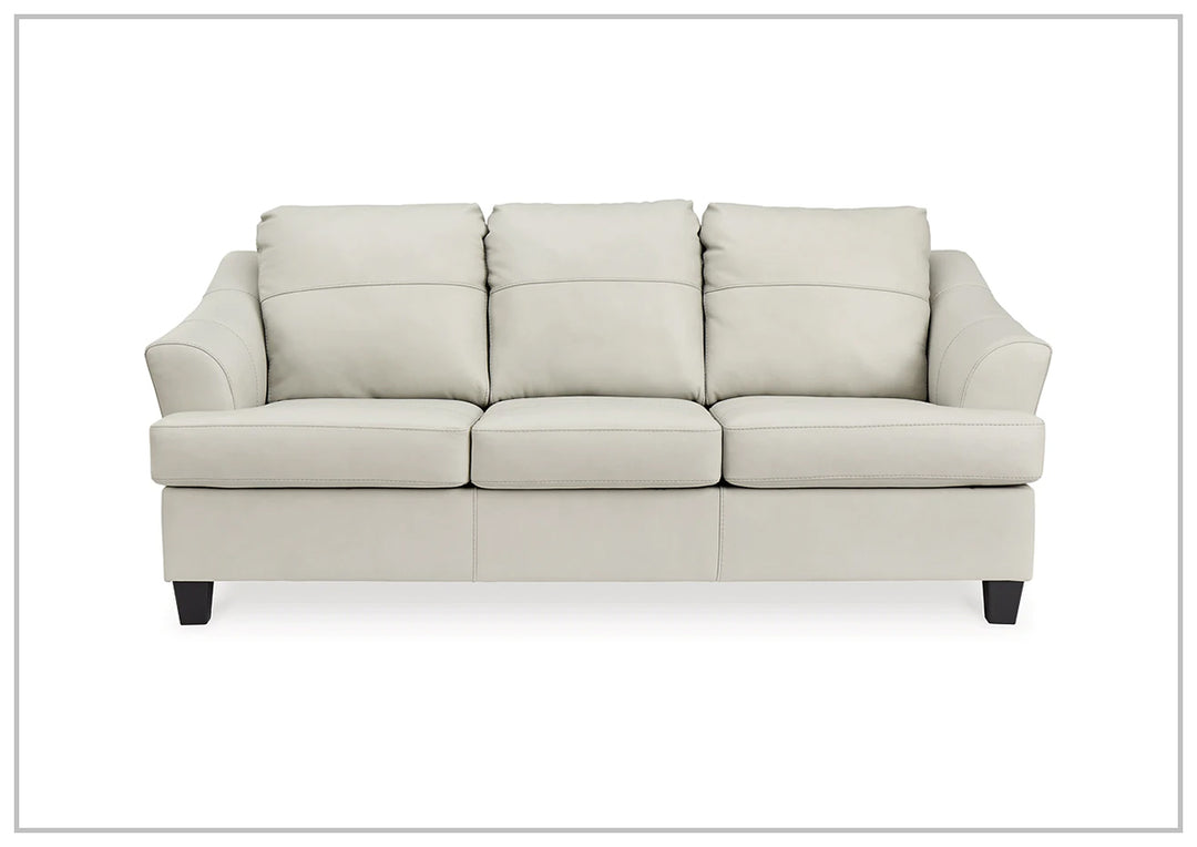 Geneva 3-Seater Queen Leather Sofa Sleeper