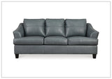 Geneva 3-Seater Queen Leather Sofa Sleeper