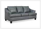 Gio Italia Geneva 3-Seater Queen Leather Sofa Sleeper