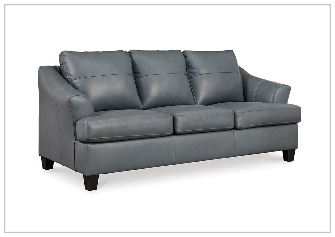 Geneva 3-Seater Queen Leather Sofa Sleeper