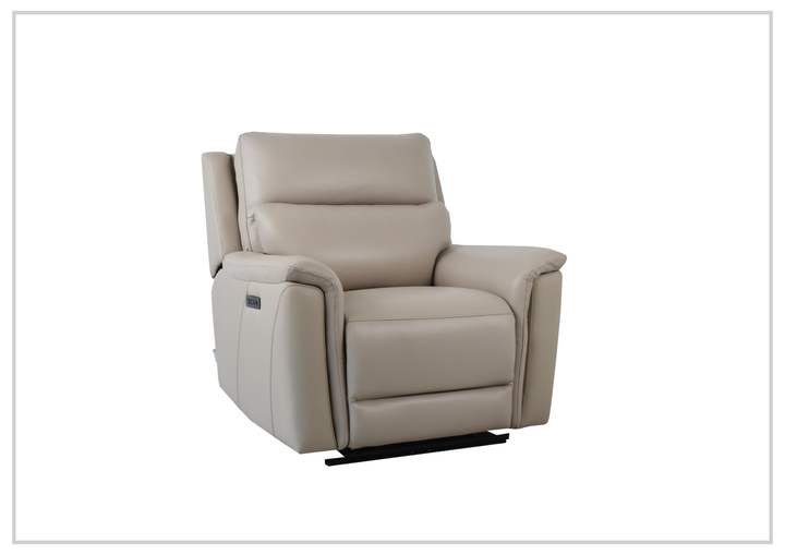 Klaussner Geneva Dual Motor Power Recliner Chair With USB Charging