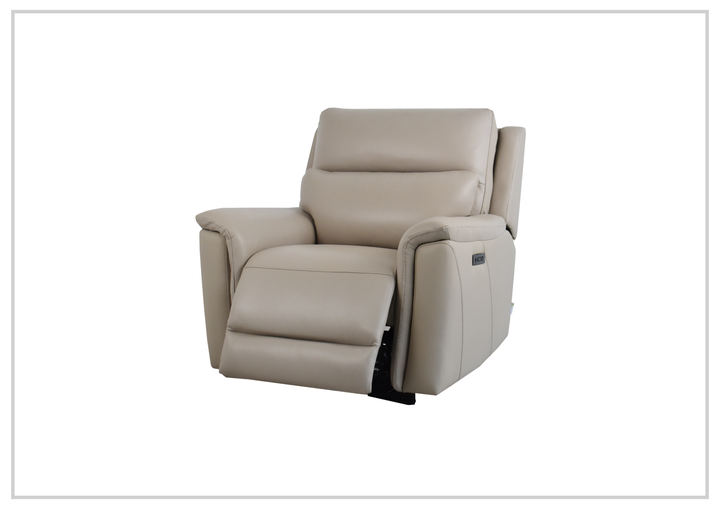 Klaussner Geneva Dual Motor Power Recliner Chair With USB Charging