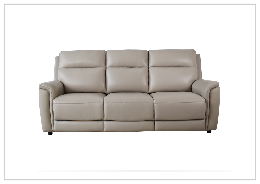 Geneva Leather Power Reclining Sofa | Dual Motor| USB & USB-C Port | Klaussner-Sofabed