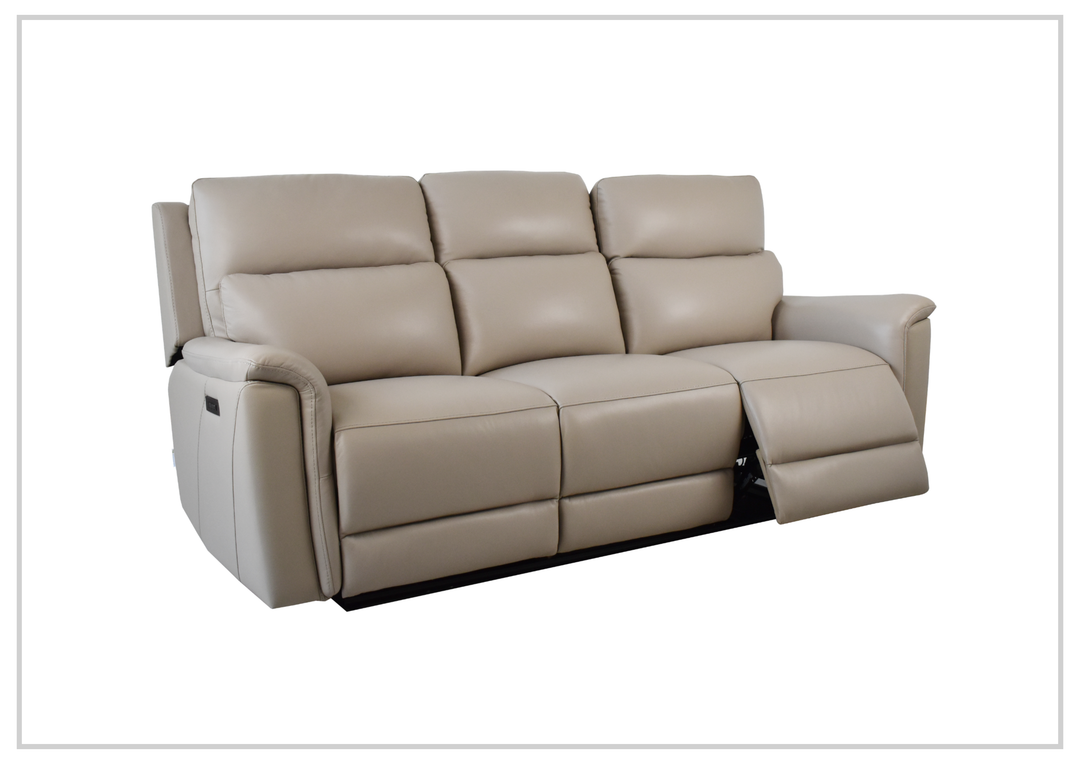 Geneva Leather Power Reclining Sofa | Dual Motor| USB & USB-C Port | Klaussner-Sofabed