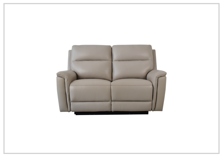 Klaussner Geneva Leather Power Reclining Loveseat with USB & USB-C-Sofabed