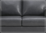 Gio Italia Bella 2-Seater Leather Loveseat Sofa-Sofabed