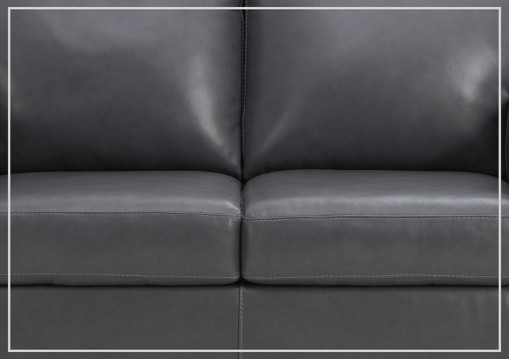 Gio Italia Bella 2-Seater Leather Loveseat Sofa-Sofabed