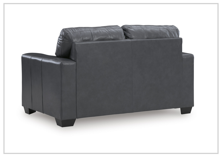 Gio Italia Bella 2-Seater Leather Loveseat Sofa-Sofabed