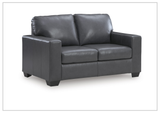 Gio Italia Bella 2-Seater Leather Loveseat Sofa-Sofabed