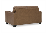 Gio Italia Bella 2-Seater Leather Loveseat Sofa-Sofabed