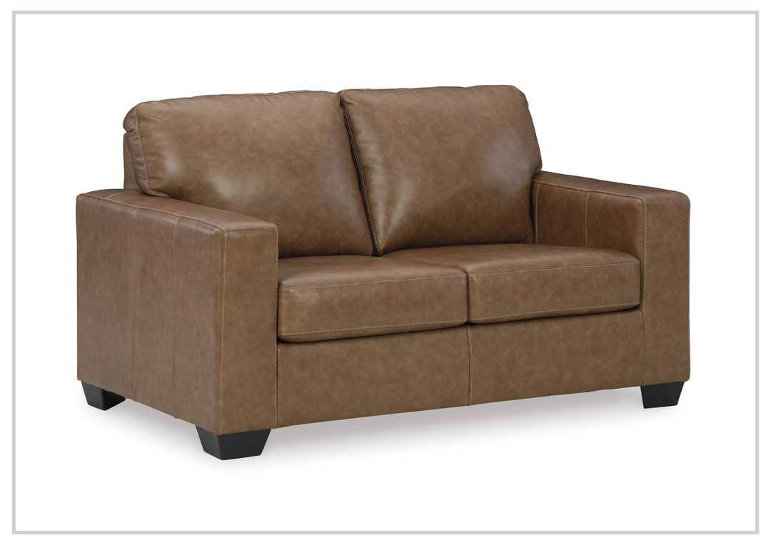 Gio Italia Bella 2-Seater Leather Loveseat Sofa-Sofabed