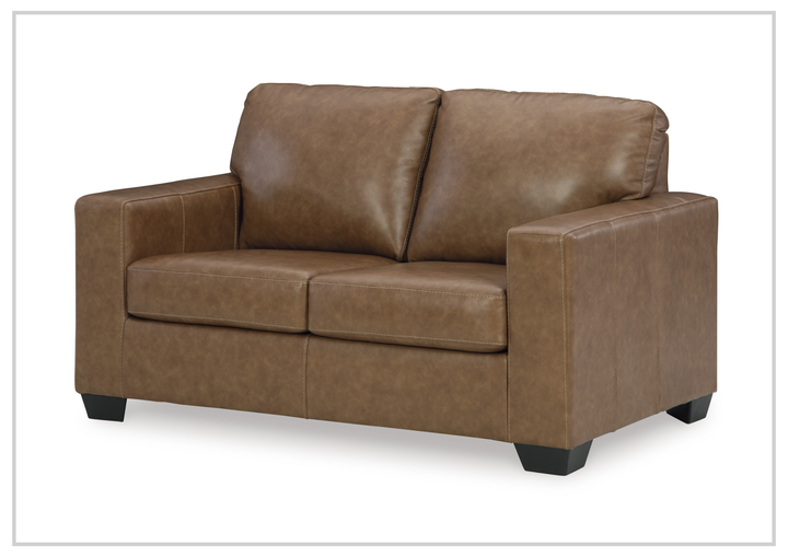 Gio Italia Bella 2-Seater Leather Loveseat Sofa-Sofabed