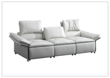 Gio Italia Bugatti Electric Power Lounge Sleeper Sofa With Power Function-Sofabed