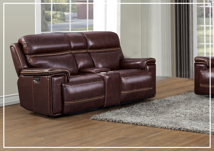 Gio Italia Fabiano Power Reclining Leather 2 Seater Sofa