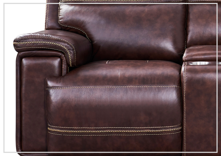 Gio Italia Fabiano Power Reclining Leather 2 Seater Sofa