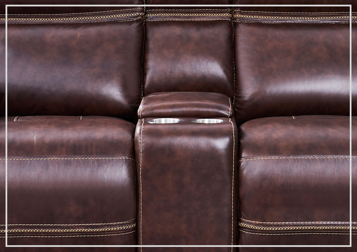 Gio Italia Fabiano Power Reclining Leather 2 Seater Sofa