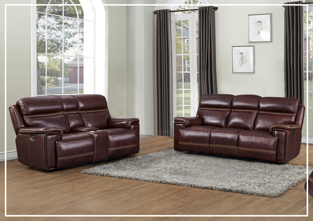 Gio Italia Fabiano Power Reclining Leather 2 Seater Sofa
