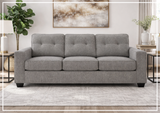 Gio Italia Lorrine 3-Seater Fabric Queen Sofa Sleeper With Two Color Options-Sofabed