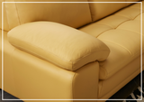 Gio Italia Vierra Premium Leather Corner Sectional-SOFABED