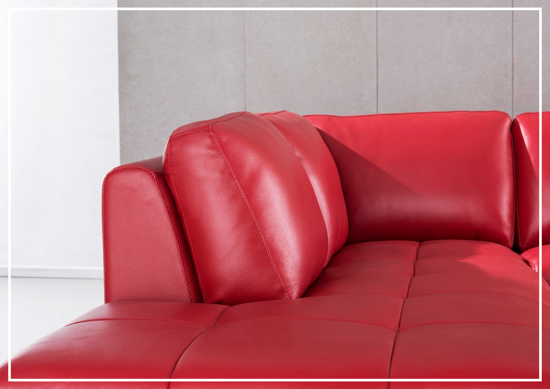 Gio Italia Vierra Premium Leather Corner Sectional-SOFABED