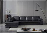 Gio Italia Vierra Premium Leather Corner Sectional-SOFABED