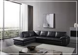Gio Italia Vierra Premium Leather Corner Sectional-SOFABED