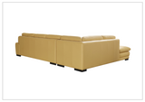 Gio Italia Vierra Premium Leather Corner Sectional-SOFABED