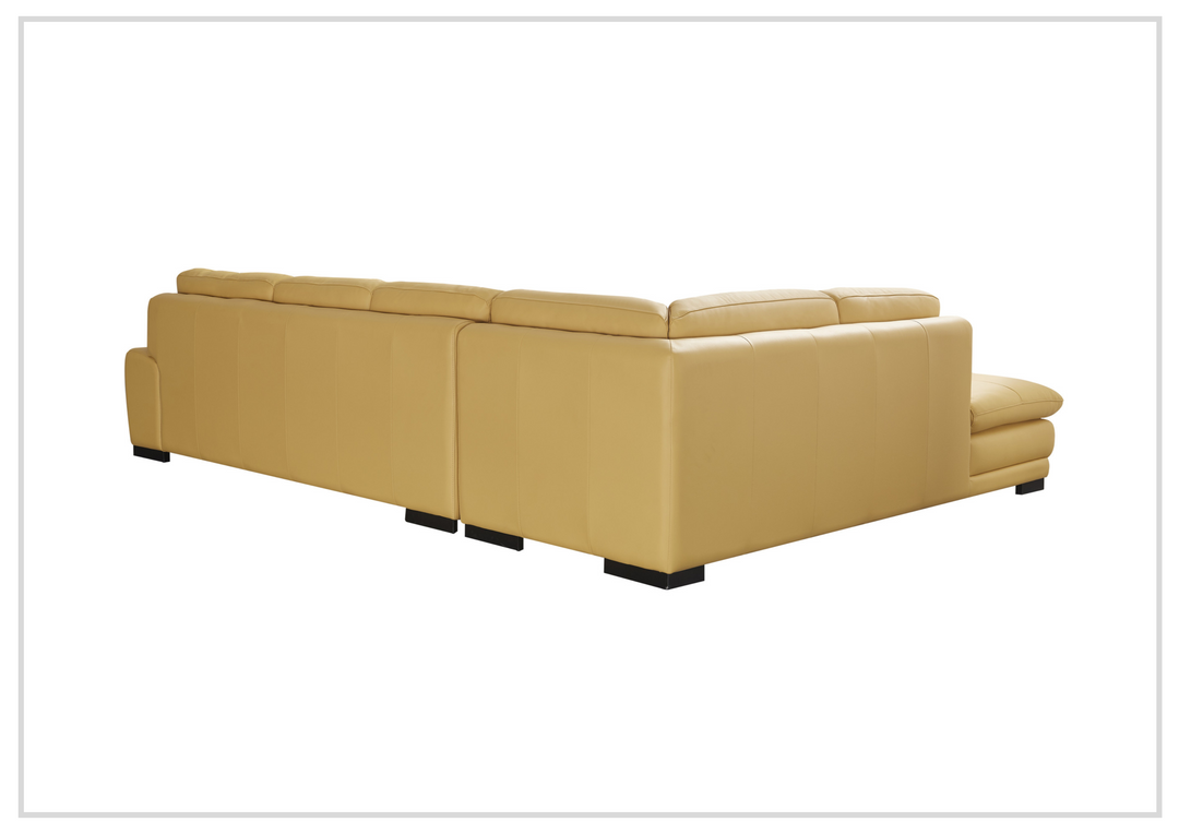 Gio Italia Vierra Premium Leather Corner Sectional-SOFABED