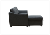 Gio Italia Merax L-Shaped Full XL Sectional Sleeper Sofa w/ Storage Chaise-Sofabed