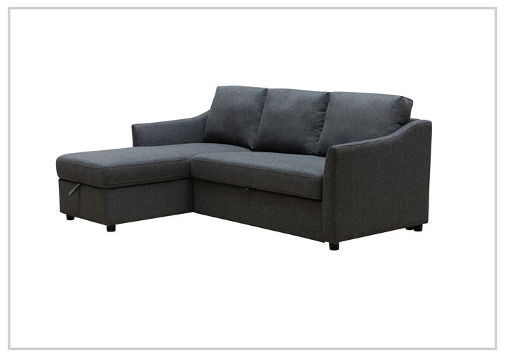 Gio Italia Merax L-Shaped Full XL Sectional Sleeper Sofa w/ Storage Chaise-Sofabed