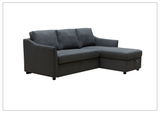 Gio Italia Merax L-Shaped Full XL Sectional Sleeper Sofa w/ Storage Chaise