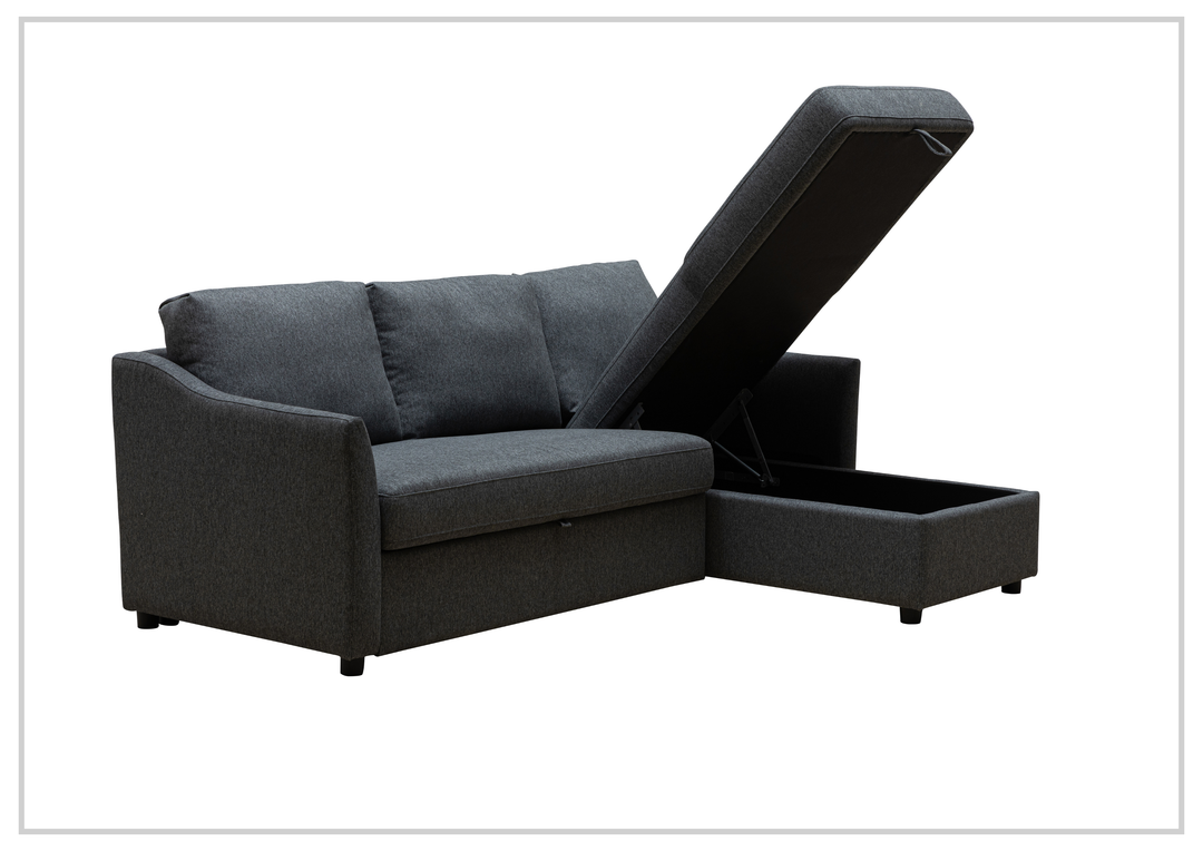 Gio Italia Merax L-Shaped Full XL Sectional Sleeper Sofa w/ Storage Chaise