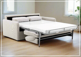 Gio Italia New York Fabric Queen Size Affordable Sleeper Sofa with Memory Foam-sofabed