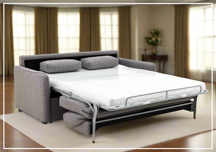 Gio Italia New York Fabric Queen Size Affordable Sleeper Sofa with Memory Foam-sofabed