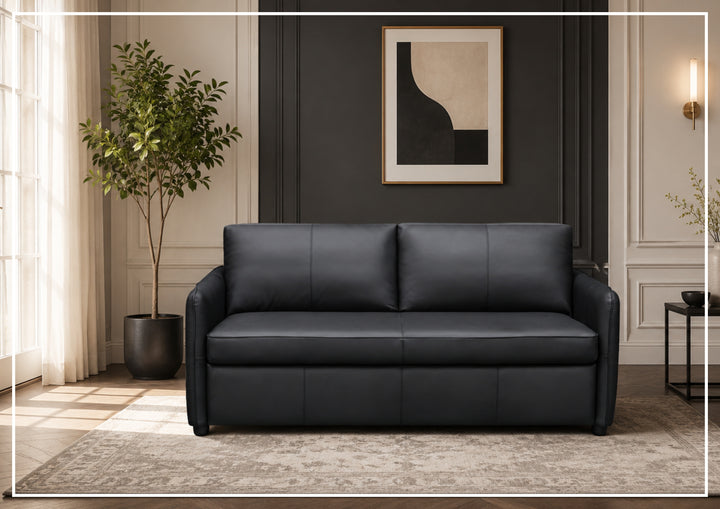 Gio Italia New York Full XL Size Sleeper Sofa with Memory Foam