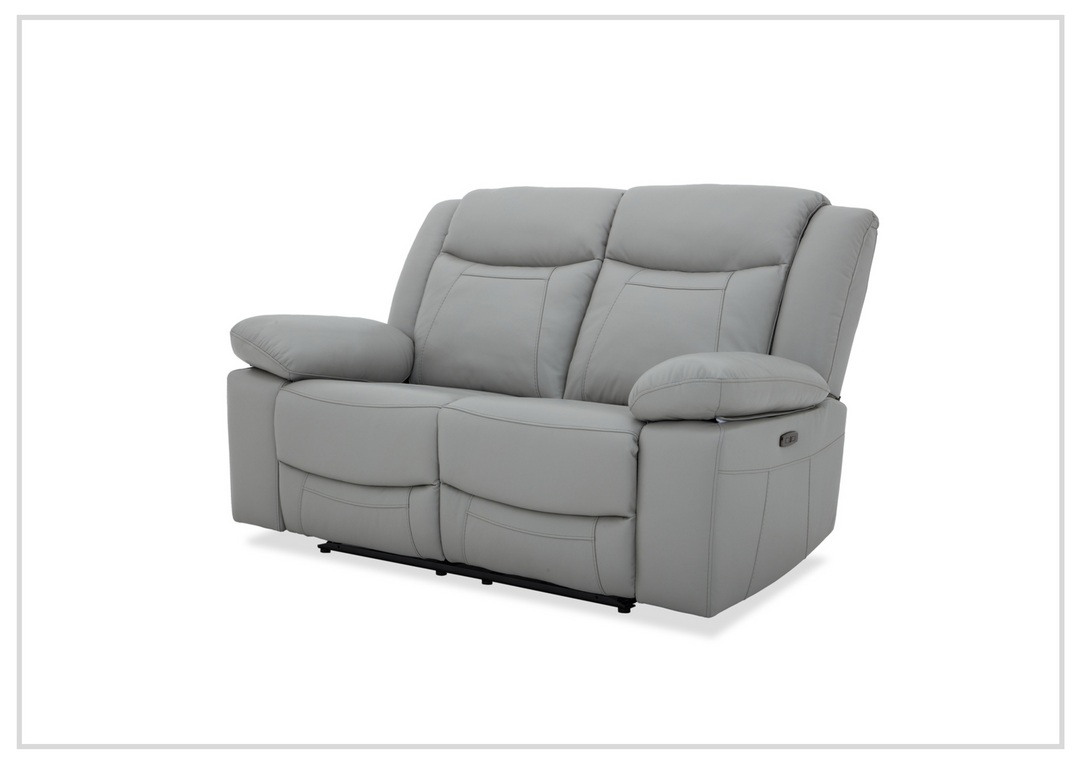 Gio Italia Wyatt Dual Power Leather Recliner Loveseat-SOFABED