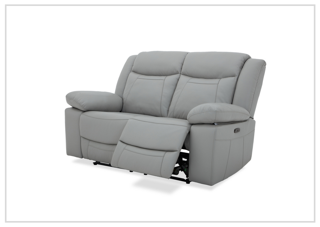 Gio Italia Wyatt Dual Power Leather Recliner Loveseat-SOFABED