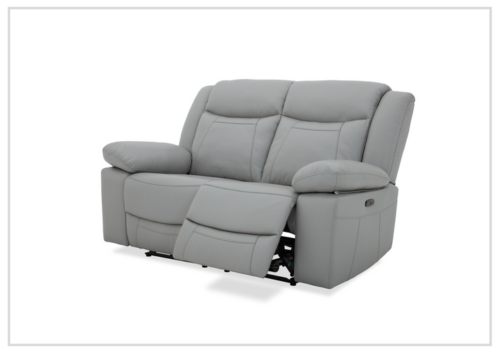 Gio Italia Wyatt Dual Power Leather Recliner Loveseat-SOFABED