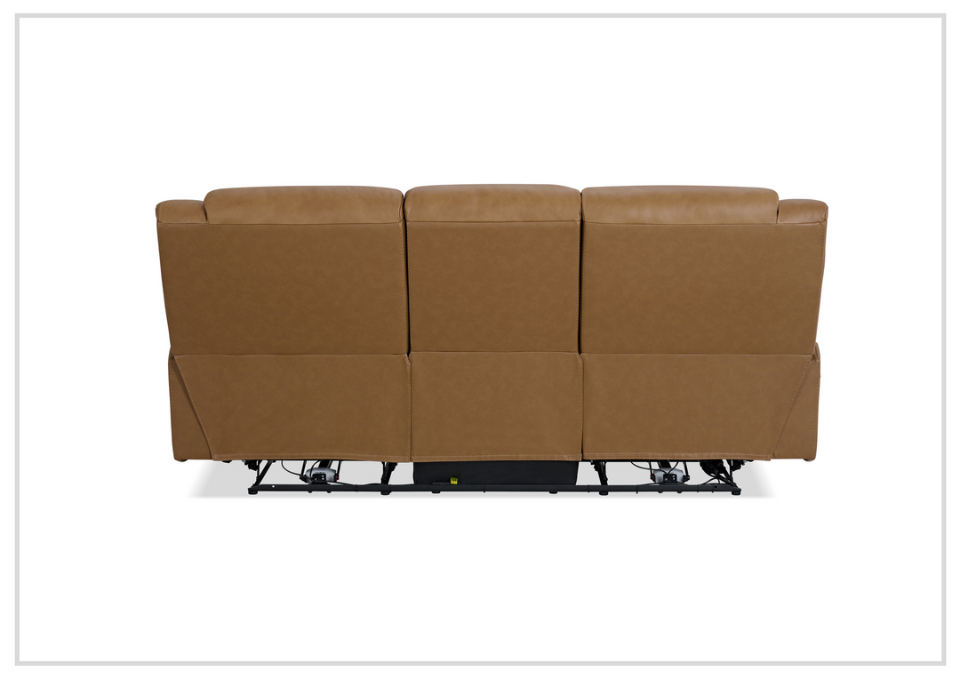 Wyatt Modern  3-Seater Leather Recliner Sofa- SOFABED