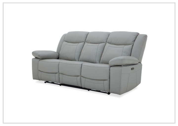 Wyatt Modern  3-Seater Leather Recliner Sofa- SOFABED