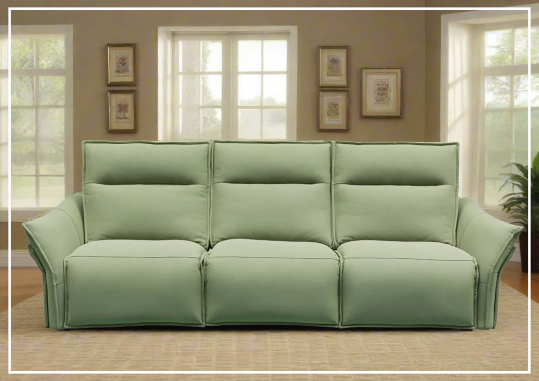 Klaussner Vittoria 3-Seater Leather Power Reclining Sofa