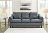 Gio Italia Geneva 3-Seater Queen Leather Sofa Sleeper