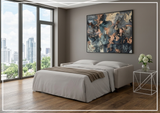 Gio Italia Granton Queen Leather Sleeper Sofa With Memory Foam Mattress