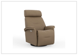 Fjords Rome Leather Power Recliner with Motorized Controls