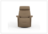 Fjords Rome Leather Power Recliner with Motorized Controls