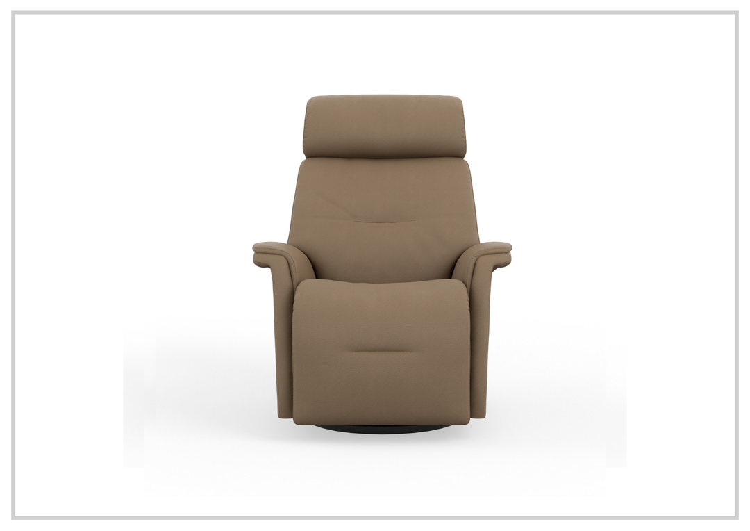 Fjords Rome Leather Power Recliner with Motorized Controls
